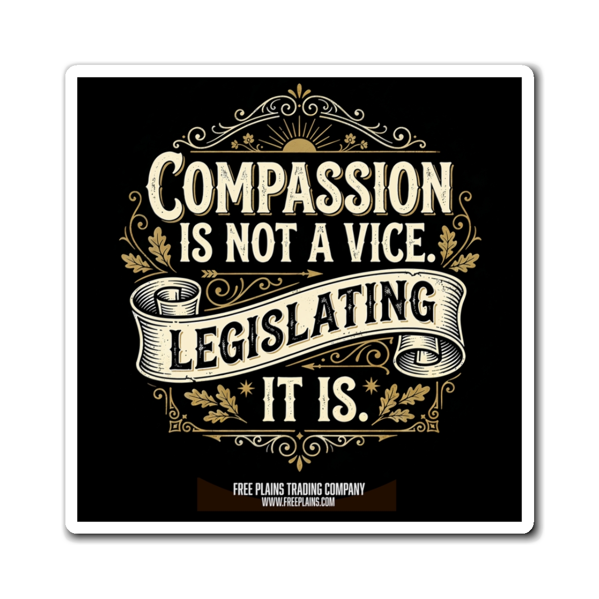 Compassion is not a vice
